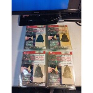 4x Lamson Touch Control Christmas Lights 3-Level Dimmer Switch (BELL) AR1225-New